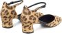 Jimmy Choo Luipaardprint Gesp-Sluiting Hak Sandalen Brown Dames - Thumbnail 2