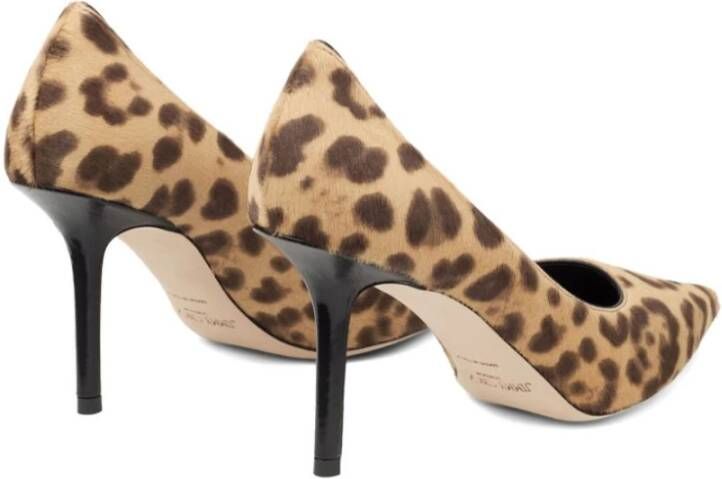 Jimmy Choo Luipaardprint Hak Pumps Brown Dames