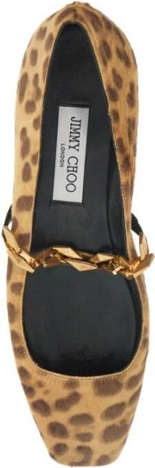 Jimmy Choo Luipaardprint Tilda Ballerina Schoenen Multicolor Dames