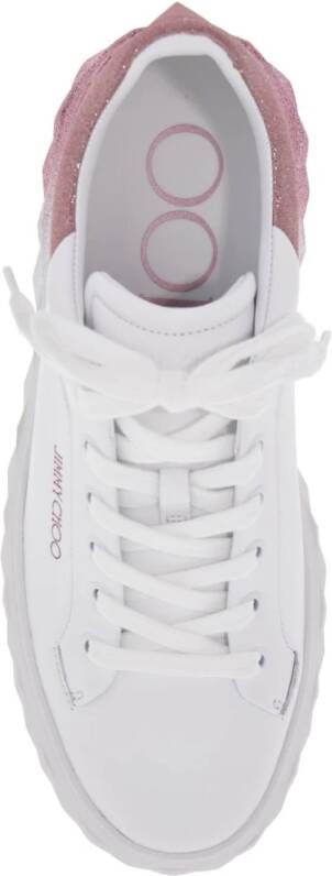 Jimmy Choo Maxi F II Diamant Sneakers White Dames