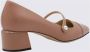 Jimmy Choo Mesh Panel Elisa Pumps met Pearl Detail Brown Dames - Thumbnail 2