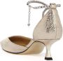 Jimmy Choo Metallic Crinkled Leren Décolleté Yellow Dames - Thumbnail 3