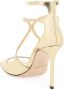 Jimmy Choo Metallic Leren Sandalen met Gevormde Bandjes Yellow Dames - Thumbnail 9