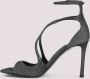 Jimmy Choo Metallic Sandalen voor Vrouwen Gray Dames - Thumbnail 2