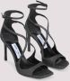 Jimmy Choo Metallic Sandalen voor Vrouwen Gray Dames - Thumbnail 3