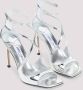 Jimmy Choo Metallic Sandalen voor Vrouwen Ss25 Gray Dames - Thumbnail 2