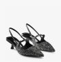 Jimmy Choo Moderne Didi Glitter Leren Pumps Gray Dames - Thumbnail 2