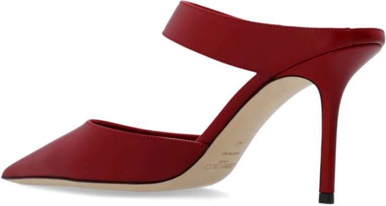 Jimmy Choo Nell hakken muiltjes Rood Dames