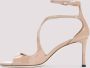 Jimmy Choo Nude & Neutrale Patentleren Sandalen Beige Dames - Thumbnail 3