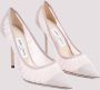 Jimmy Choo Nude Mesh Detail Stiletto Pumps Beige Dames - Thumbnail 3