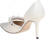 Jimmy Choo Parelband Lakleren Pumps White Dames - Thumbnail 4