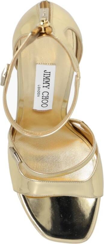 Jimmy Choo Plateau sandalen Claressa Yellow Dames