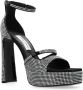 Jimmy Choo Platform sandalen Claressa Black Dames - Thumbnail 4