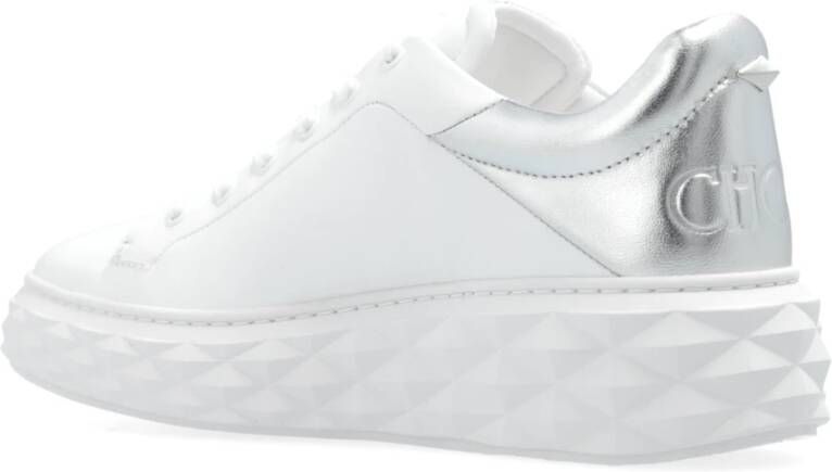 Jimmy Choo Platform sneakers 'Diamond Maxi' White Dames