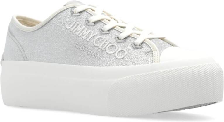 Jimmy Choo Platform sneakers 'Palma Maxi' Gray Dames