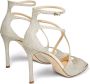 Jimmy Choo Platinum Glitter Azia Sandalen Gray Dames - Thumbnail 3