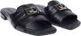 Jimmy Choo Platte Sandalen Nako Stijl Black Dames - Thumbnail 2