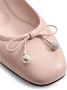 Jimmy Choo Poeder Roze Strik Platte Schoenen Pink Dames - Thumbnail 2