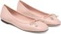 Jimmy Choo Poeder Roze Strik Platte Schoenen Pink Dames - Thumbnail 4