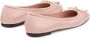 Jimmy Choo Poeder Roze Strik Platte Schoenen Pink Dames - Thumbnail 5