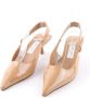 Jimmy Choo Pre-owned Canvas heels Brown Dames - Thumbnail 3