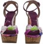 Jimmy Choo Pre-owned Canvas heels Purple Dames - Thumbnail 2