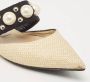 Jimmy Choo Pre-owned Canvas sandals Beige Dames - Thumbnail 5