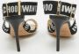 Jimmy Choo Pre-owned Canvas sandals Black Dames - Thumbnail 5