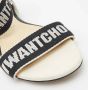 Jimmy Choo Pre-owned Canvas sandals Black Dames - Thumbnail 7