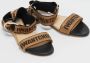 Jimmy Choo Pre-owned Canvas sandals Brown Dames - Thumbnail 2