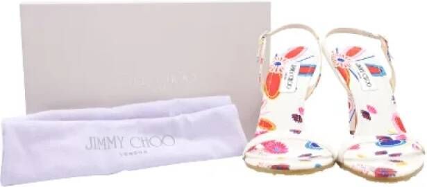 Jimmy Choo Pre-owned Canvas sandals Multicolor Dames