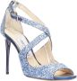 Jimmy Choo Pre-owned Cotton sandals Blue Dames - Thumbnail 2