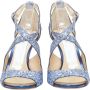 Jimmy Choo Pre-owned Cotton sandals Blue Dames - Thumbnail 3