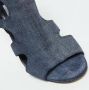 Jimmy Choo Pre-owned Denim sandals Blue Dames - Thumbnail 5