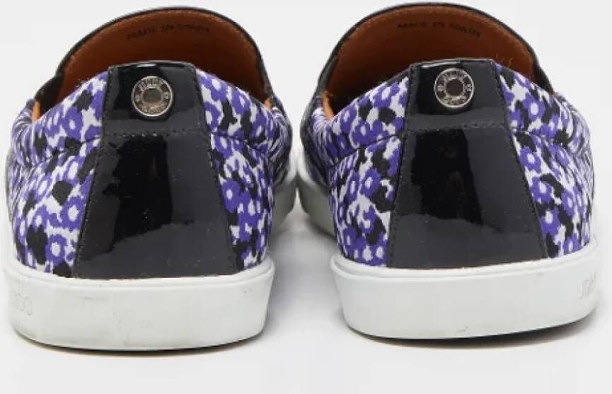 Jimmy Choo Pre-owned Denim sneakers Multicolor Dames