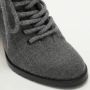 Jimmy Choo Pre-owned Fabric boots Gray Dames - Thumbnail 4