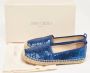 Jimmy Choo Pre-owned Fabric flats Blue Dames - Thumbnail 9