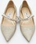 Jimmy Choo Pre-owned Fabric flats Gray Dames - Thumbnail 3