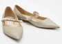 Jimmy Choo Pre-owned Fabric flats Gray Dames - Thumbnail 4