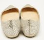 Jimmy Choo Pre-owned Fabric flats Gray Dames - Thumbnail 3