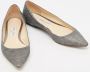 Jimmy Choo Pre-owned Fabric flats Gray Dames - Thumbnail 2