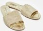 Jimmy Choo Pre-owned Fabric flats Yellow Dames - Thumbnail 4