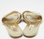 Jimmy Choo Pre-owned Fabric flats Yellow Dames - Thumbnail 5