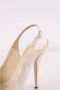 Jimmy Choo Pre-owned Fabric heels Beige Dames - Thumbnail 4