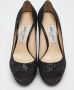 Jimmy Choo Pre-owned Fabric heels Black Dames - Thumbnail 3