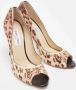 Jimmy Choo Pre-owned Fabric heels Brown Dames - Thumbnail 4