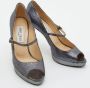 Jimmy Choo Pre-owned Fabric heels Gray Dames - Thumbnail 4