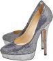 Jimmy Choo Pre-owned Fabric heels Gray Dames - Thumbnail 3