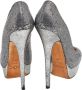 Jimmy Choo Pre-owned Fabric heels Gray Dames - Thumbnail 4