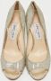 Jimmy Choo Pre-owned Fabric heels Gray Dames - Thumbnail 3